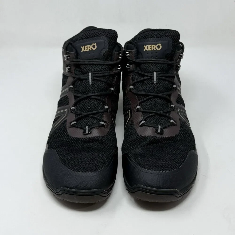 Xero Xcursion Fusion Barefoot Boots Mens 13 Brown Black Waterproof Hiking